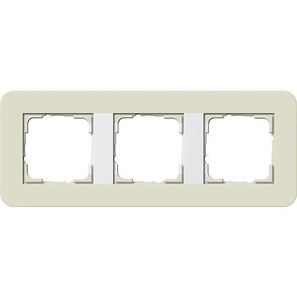 Gira Abdeckrahmen 3fach Sand/Reinweiß 0213417